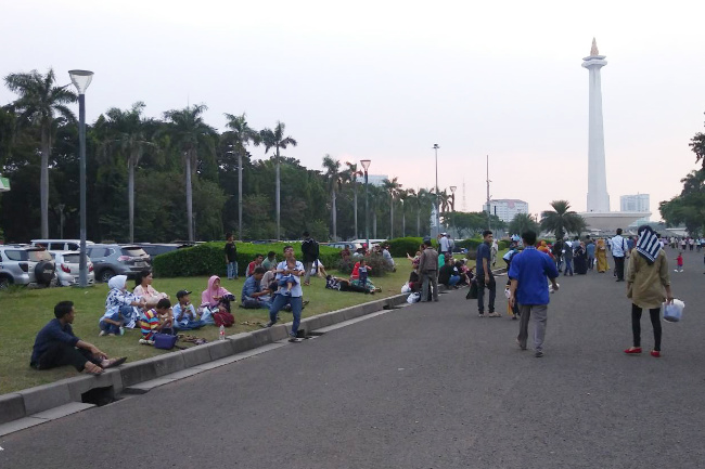 Lebaran Kedua Monas Ramai Dikunjungi Warga Gaya Hidup