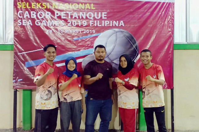 Lolos Seleknas, Atlet Petanque Batanghari Wakili Indonesia Sea Games Filipina