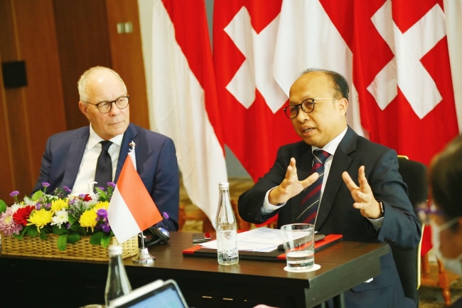 Indonesia - Swiss Tandatangani Roadmap Kerja Sama Tripartit Ketenagakerjaan