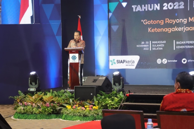 Kemnaker Gelar Forum Satu Data Ketenagakerjaan II di Makassar