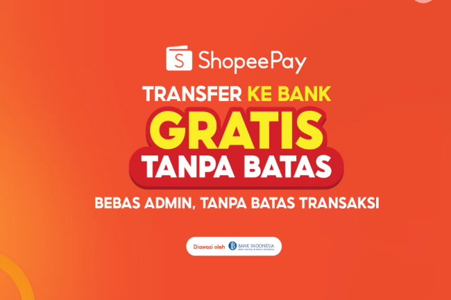 ShopeePay Luncurkan Fitur Transfer ke Bank Gratis, Begini Cara Pemakaiannya