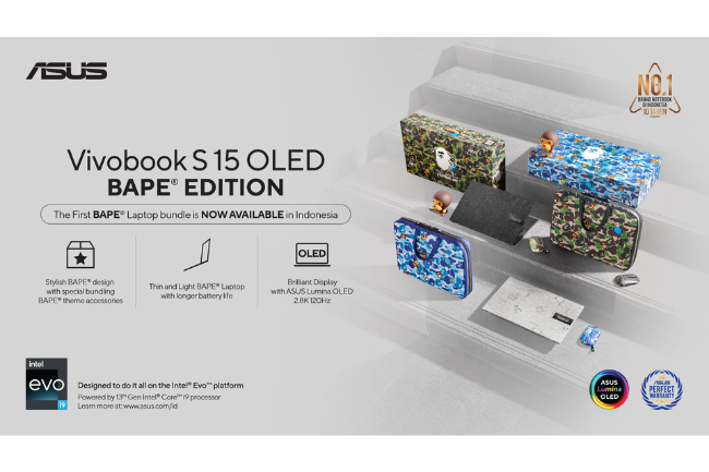 Vivobook S 15 OLED BAPE® Edition Diklaim Bukan Laptop Kolaborasi Biasa, Apa Kelebihannya?