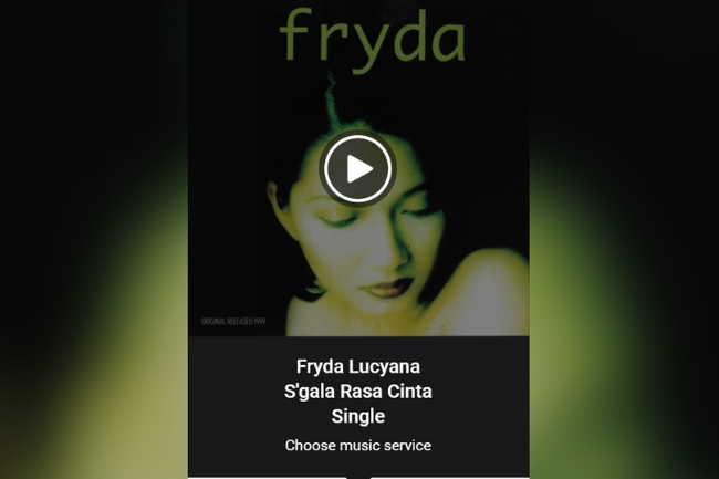 Hits 90-an Fryda Lucyana Telah Hadir dalam Format Digital