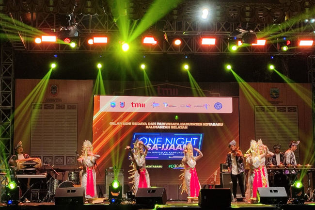 Promosikan Budaya dan Wisata, Pemkab Kotabaru gelar One Night Saijaan di TMII