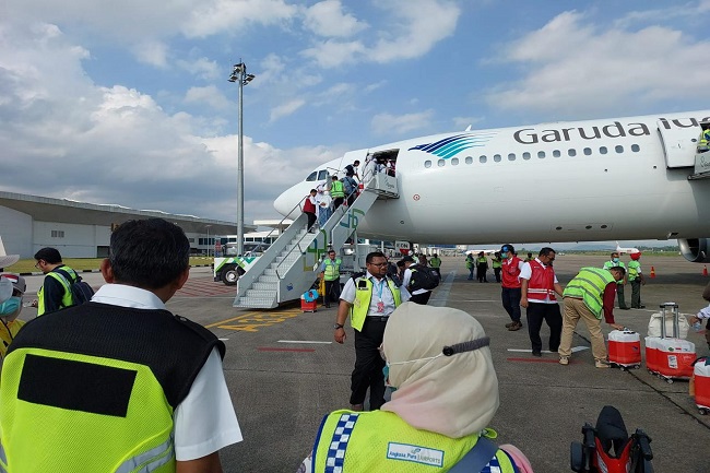  Sebanyak 5.515 JCH Asal Kalselteng Diterbangkan melalui Bandara Syamsuddin Noor