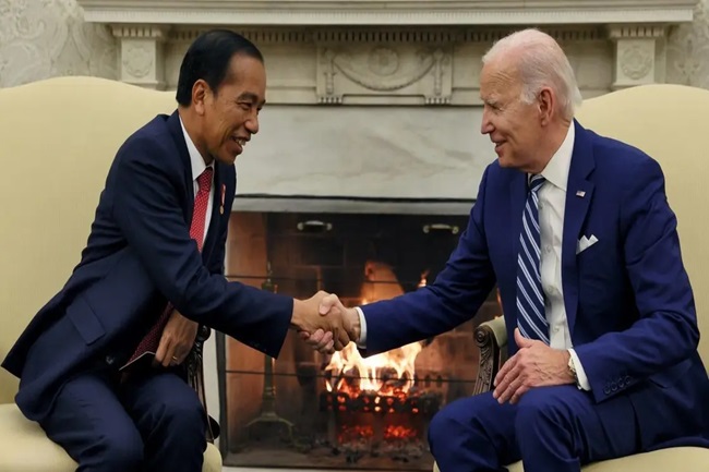 Presiden Jokowi Mendesak Biden Hentikan Kekejaman Israel di Gaza dalam Pertemuan di Gedung Putih