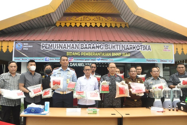 Ini Kontribusi Bea Cukai Riau dalam Menyelamatkan Ratusan Ribu Jiwa dari Ancaman Narkotika