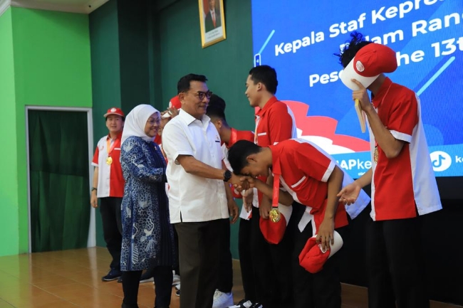 Moeldoko Apresiasi Keberhasilan Indonesia Sebagai Juara Umum WSA 2023 