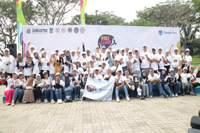 World Cleanup Day 2023, Chandra  Asri dan Lions Club Bersihkan Waduk  Pluit