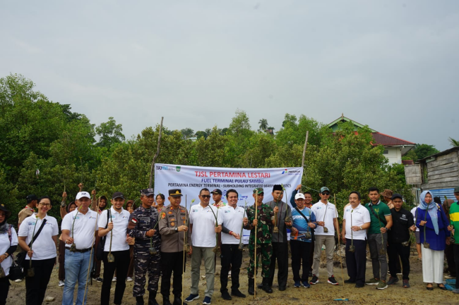 Jaga Kelestarian Laut di Hari Maritim Nasional, PIS Tanam 1.500 Mangrove di Batam