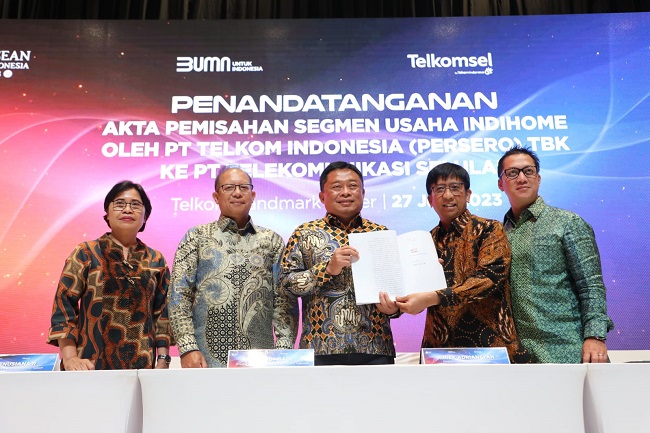 Percepat Pemerataan Konektivitas Digital Indonesia, Telkom Resmi Integrasikan IndiHome ke Telkomsel