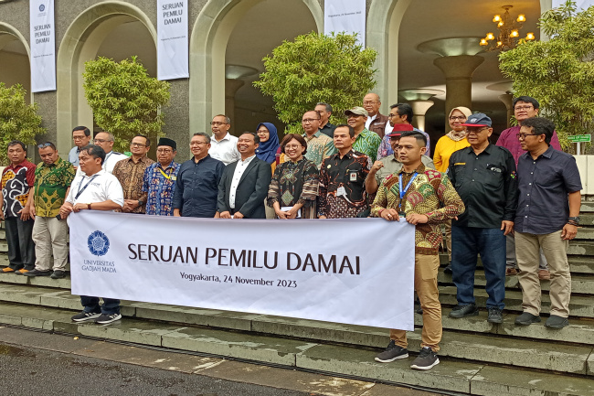 Di UGM, Perguruan Tinggi Yogyakarta Deklarasikan Pemilu Damai