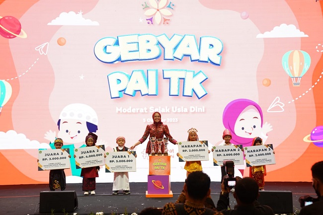 Ini Para Pemenang Lomba Gebyar PAI TK 2023