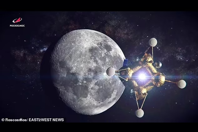 Wahana Pendarat Luna-25 Rusia Remuk Membeku di Kutub Bulan