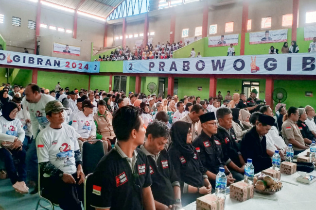 Ratusan Relawan Anak Bangsa Purworejo Deklarasi Dukung Prabowo-Gibran