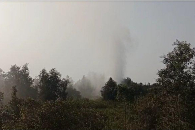 Pipa Pertamina di Ogan Ilir Bocor, Gas Setinggi 50 Meter Menyembur