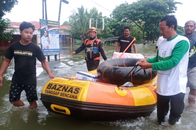 Bantu Korban Banjir Demak, BAZNAS Sediakan Layanan Kemanusiaan