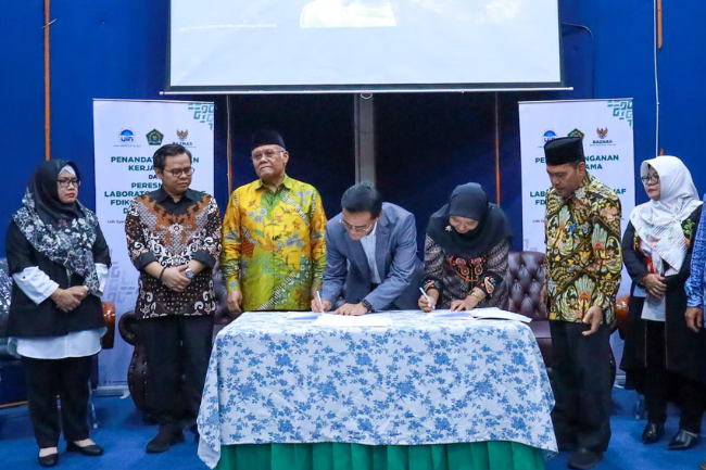 UIN Jakarta Jalin Kerja Sama Penguatan Literasi Dakwah Zakat dengan BAZNAS