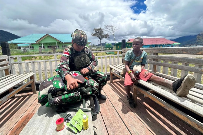 TNI AD Terus Berkontribusi Tingkatkan Kesejahteraan Warga Papua