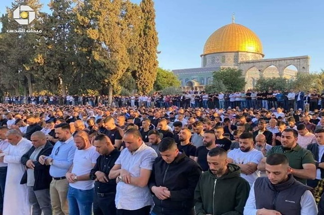 Masjid Al-Aqsa: 200.000 Jamaah Hadiri Jumat Terakhir Ramadhan Tahun Ini