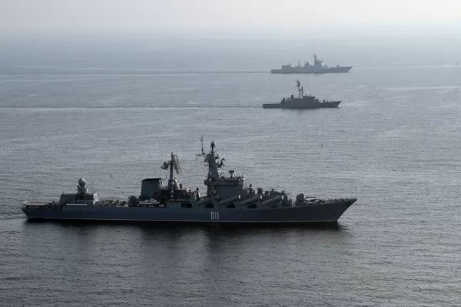 Rusia akan Latihan Angkatan Laut Bersama Iran dan China di Teluk Oman, Laut Arab