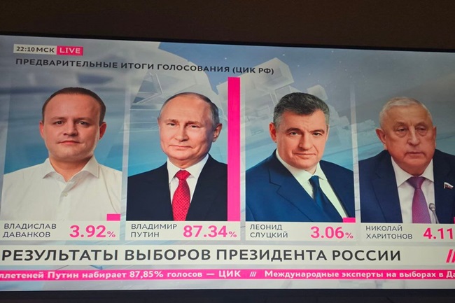 Menang Pemilu, Putin Calon Pemimpin Russia Paling Lama Berkuasa