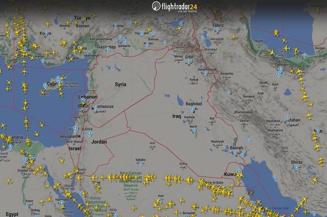 Yordania, Irak dan Lebanon Buka kembali Wilayah Udara Pasca Serangan Iran