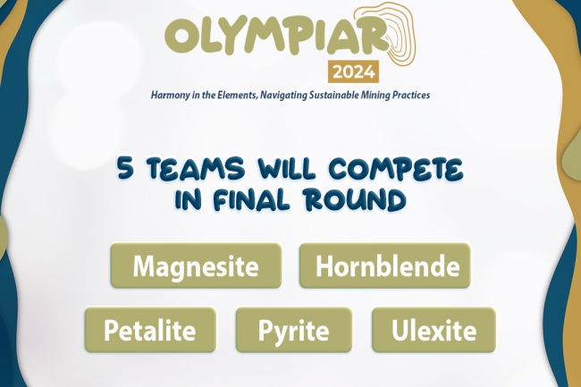Final OlympiAR 2024, Lima Tim Unggulan Siap Adu Gagasan Pertambangan Berkelanjutan
