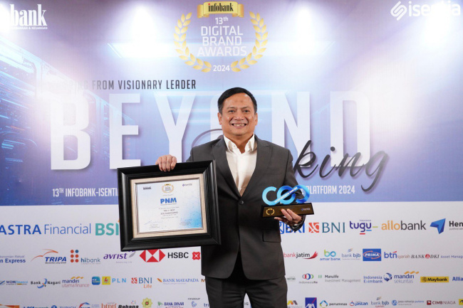 Dirut PNM Masuk Jajaran The Best Reputable CEO in Digital Platform 2024 dari Infobank