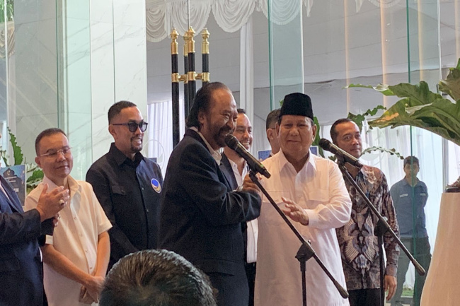 Soal NasDem Gabung Koalisi, Prabowo: Saya Selalu Menawari, Saya Selalu Mengajak