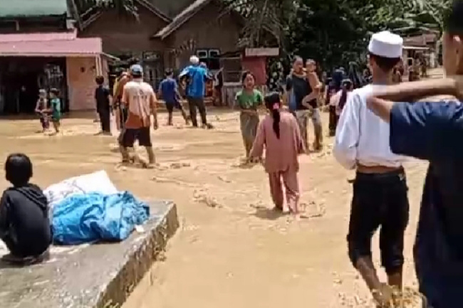 Pangkalan Jambu Terendam Banjir, Pj Bupati Merangin Perintahkan BPBD 