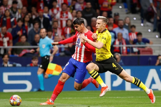 Liga Champions: Atletico Madrid Tundukkan Dortmund 2-1