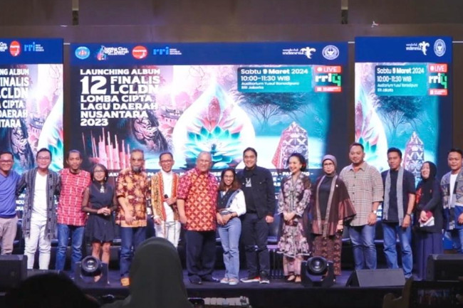 Peluncuran Album 12 Finalis LCLDN Dalam Menyambut Hari Musik Nasional 