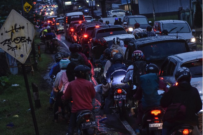 Korlantas Polri Bikin Skema Contraflow di Tol Jakarta-Cikampek