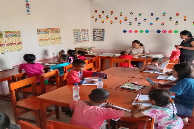 Peduli Pendidikan,  Anggota Brimob Polda NTT Dirikan Rumah Belajar Sanctissima