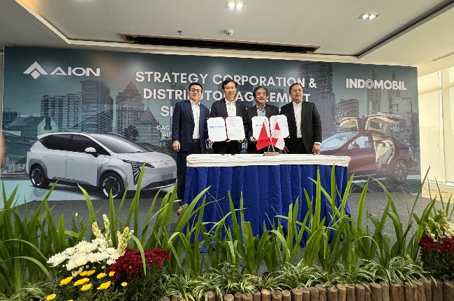  Indomobil Group Gandeng GAC Aion, Ramaikan Pasar Mobil Listrik Indonesia