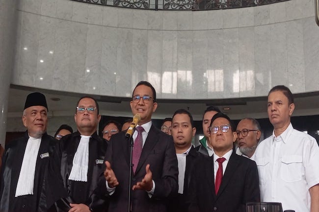 Anies Bantah Koalisi Goyah, Semua Dukung dan Kawal Gugatan ke MK 