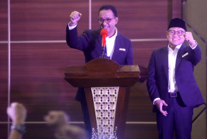 Anies Baswedan dan Muhaimin Iskandar hadiri deklarasi Tim Hukum Nasional AMIN