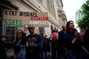 Solidaritas Gaza Pro Palestina: Setelah Aktivis AS, Giliran Mahasiswa Sorbonne Perancis Turun ke Jalan