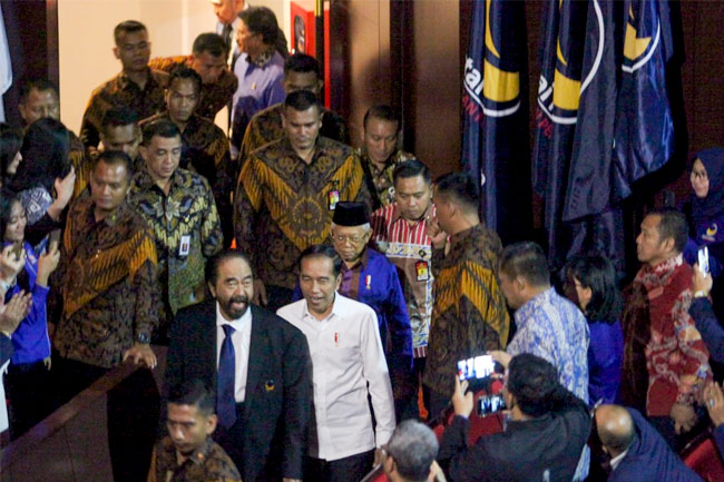 Jokowi dan Surya Paloh Bertemu, PAN: Saatnya Semua Duduk Bersama