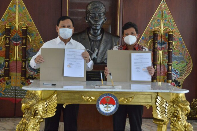 Menhan Prabowo Perpanjangan Kesepakatan JKN untuk TNI