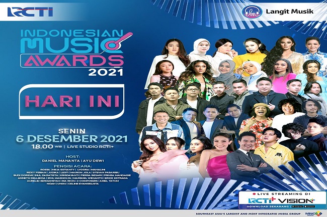 Jumlah Voters Indonesian Music Awards 2021 Persembahan Langit Musik Bersama RCTI Tembus 12 Juta!