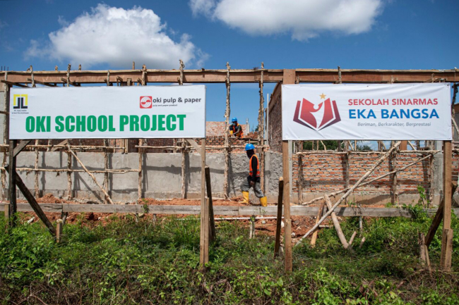 Sarana Pendidikan Terbatas, Sekolah SEB Dibangun di Desa Bukit Batu