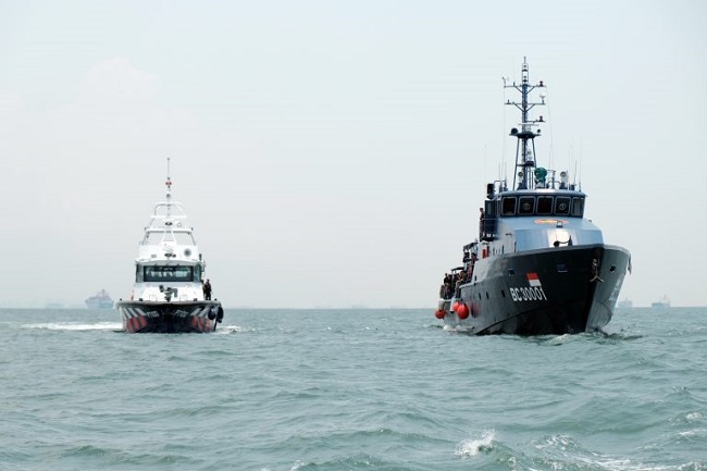 Tingkatkan Pengawasan di Perbatasan, Bea Cukai Kolaborasi dengan Singapore Police Coast Guard