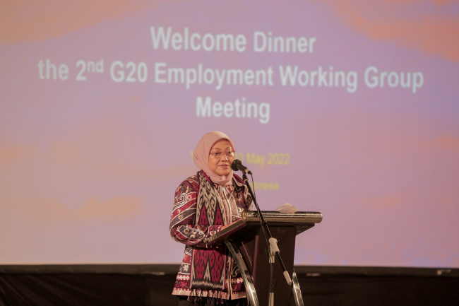 Menaker Ajak Delegasi G20 Gotong Royong Pulihkan Kondisi Ketenagakerjaan Global 