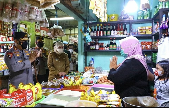 Bertemu Kapolri, Pedagang Pasar Wonokromo Ucapkan Terima Kasih