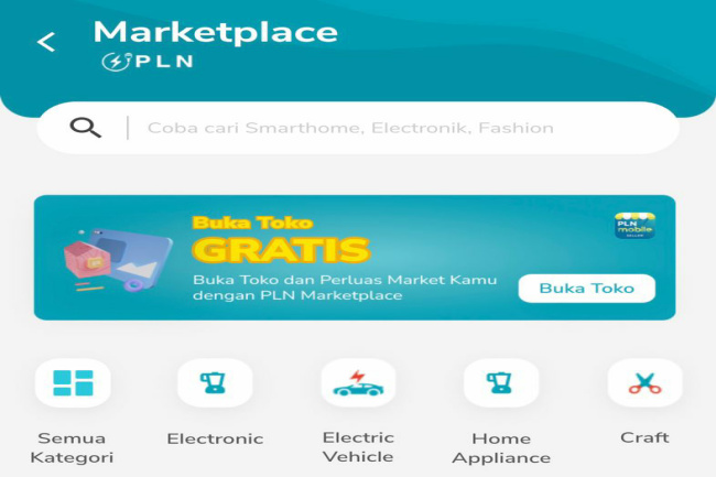 Fitur Marketplace di PLN Mobile Perluas Pemasaran dan Penjualan Produk UMKM