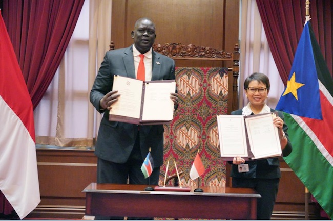 Sudan Selatan Buka Hubungan Diplomatik dengan Indonesia,