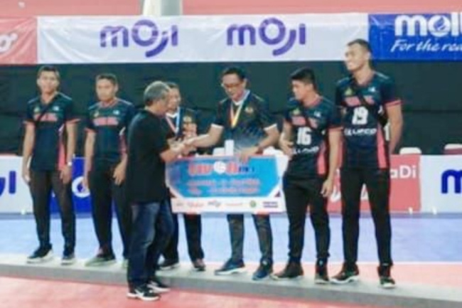 Tim Bolavoli Putra TNI AL Juara III Kejurnas Livoli
