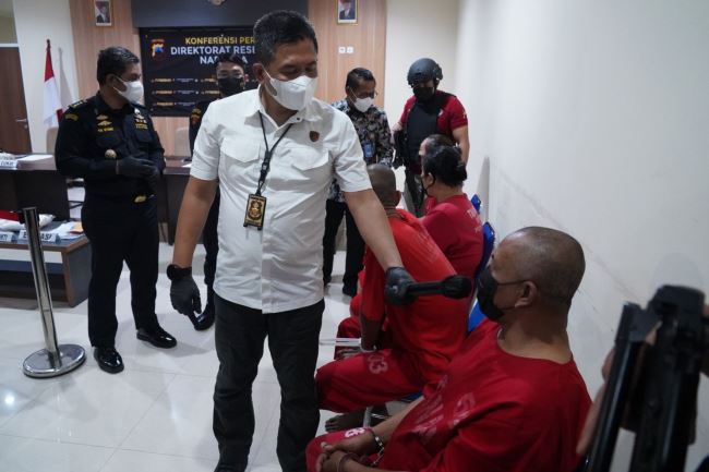 Polda Jateng Bongkar Peredaran Narkoba Jaringan Malaysia, 3,5 Kg Sabu Disita